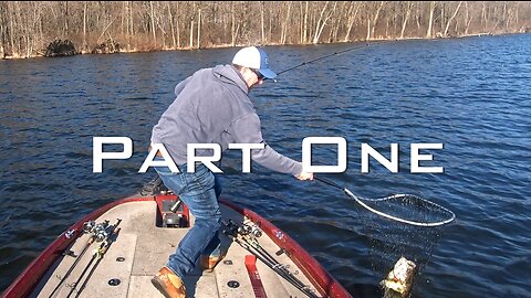 March Bass Fishing on Portage Lake Part 1