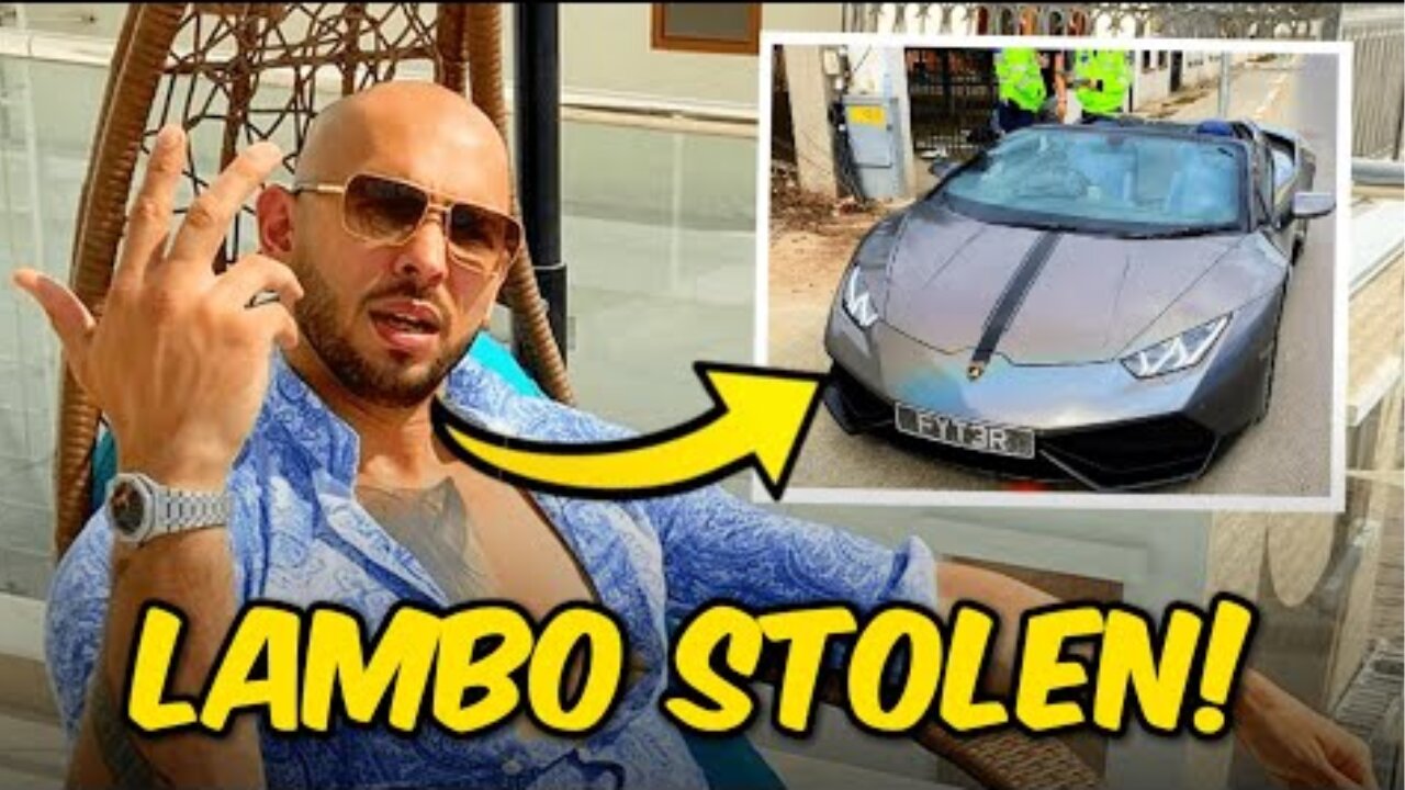 Andrew Tate's $1M Lamborghini Gets STOLEN! ♞