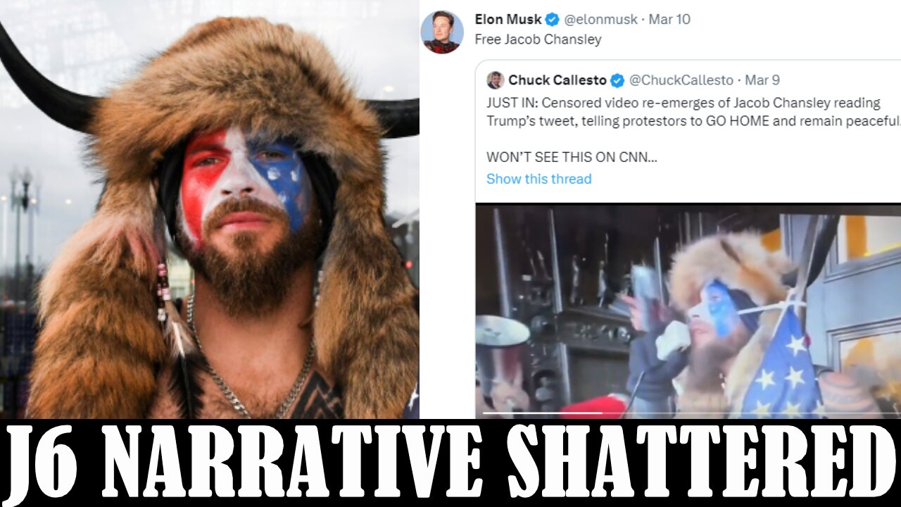 Elon Musk Says to FREE J6 Prisoner Shaman Jacob Chansley