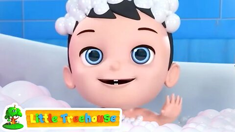 Baby Bath Time | Bath Song | Kids Nursery Rhymes & Baby Songs | Children Cartoon | Little Treehouse