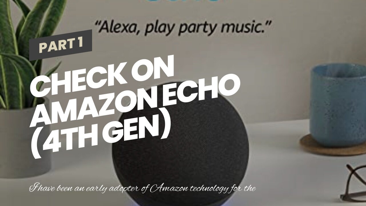 Check On Amazon Echo (4th Gen) Charcoal