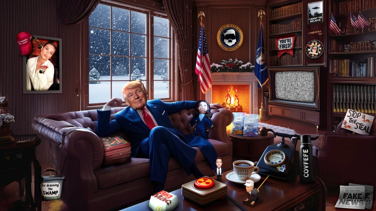 Thanksgiving Yule Log MAGA Edition! A Place To Relax, Chat & Hang Out!