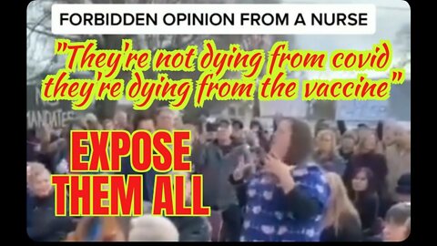 ⚫️(V886) "They're dying from the vaccine"