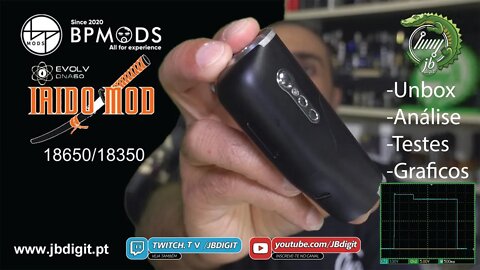 [PT] BP Mods IAIDO MOD - DNA 60 - 18650 ou 18350 - Um teste com super cola 3.....