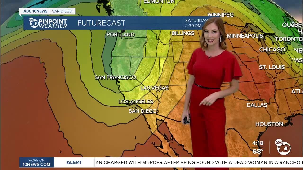 ABC 10News Pinpoint Weather with Meteorologist Leah Pezzetti
