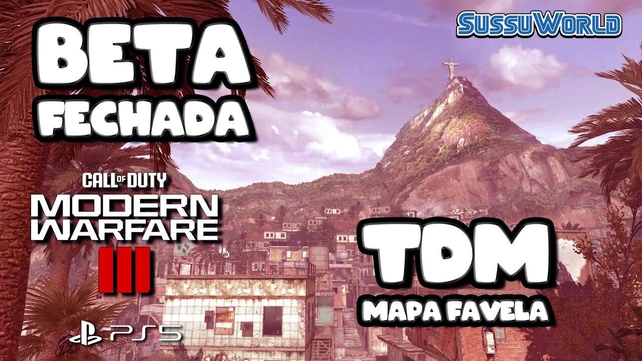 BETA Call of Duty Modern Warfare 3 I PS5 - TDM FAVELA RIO