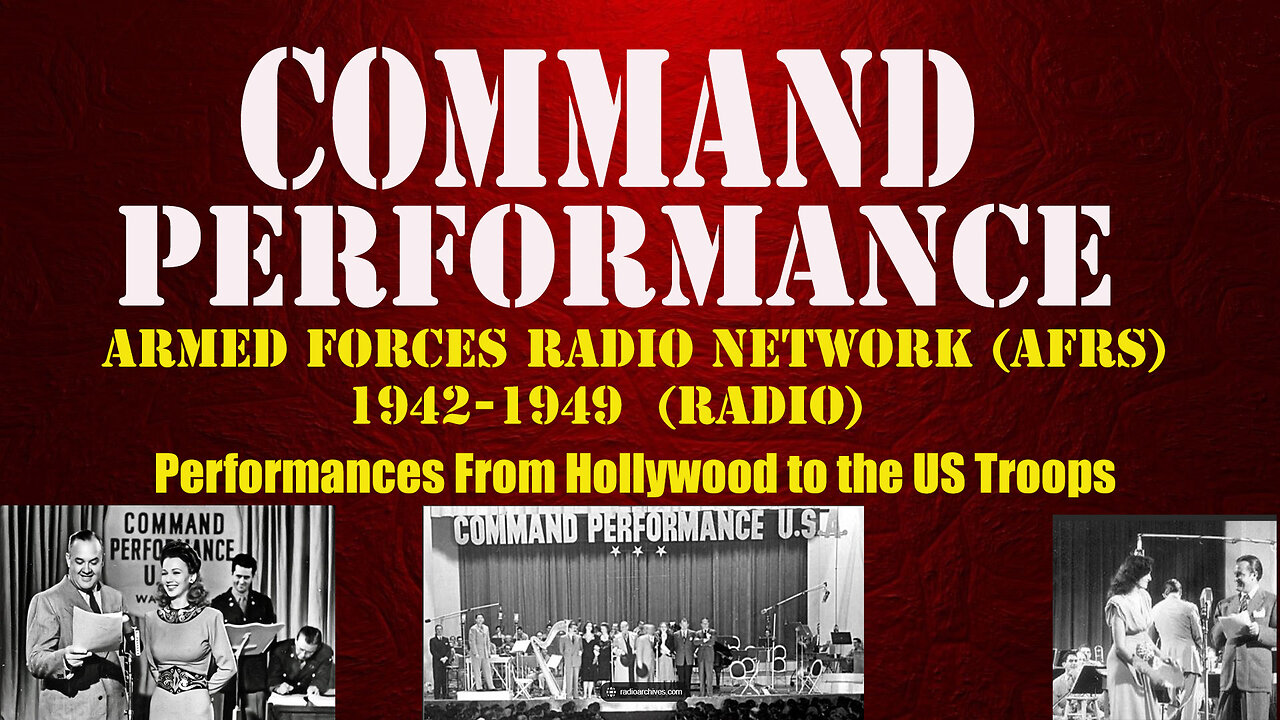 Command Performance 42/03/18 (ep004) Fred Allen, Kenny Baker