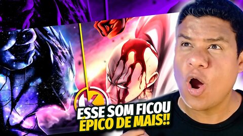 REACT - Saitama Vs Garou (One Punch Man) - Desastre Cósmico | Okabe Feat. Hawky | React Anime Pro