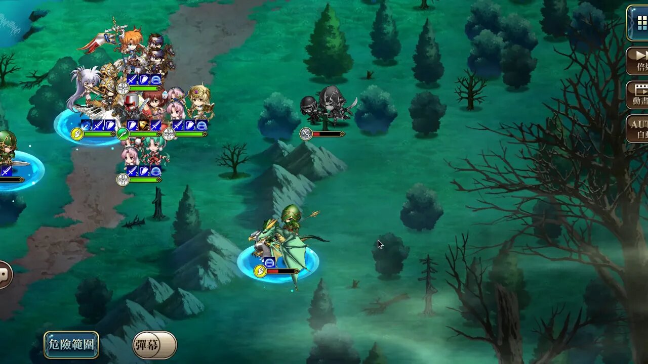 夢幻模擬戰 世界地圖 往第二部第四章小節二 (公主聯盟角色完成)