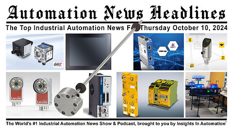 Automation News Headlines for Thursday October 10, 2024