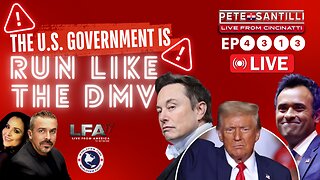 US GOV’T IS RUN LIKE THE DMV..AND THE LEFT WANTS TO PROTECT IT[Pete Santilli #4313-8AM]