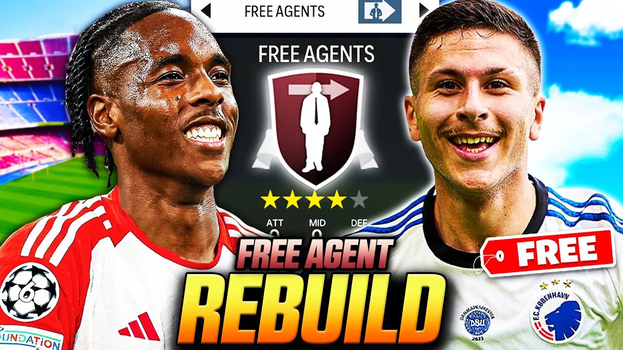 I Rebuild with FREE AGENTS ONLY in FC 24 Career Mode...