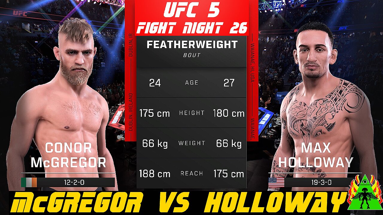 UFC 5 - McGREGOR VS HOLLOWAY