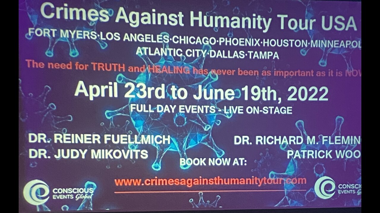 Crimes Against Humanity Tour USA: Dr. Robert Fleming