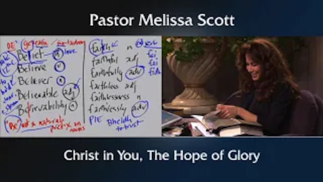 Christ in You, The Hope of Glory