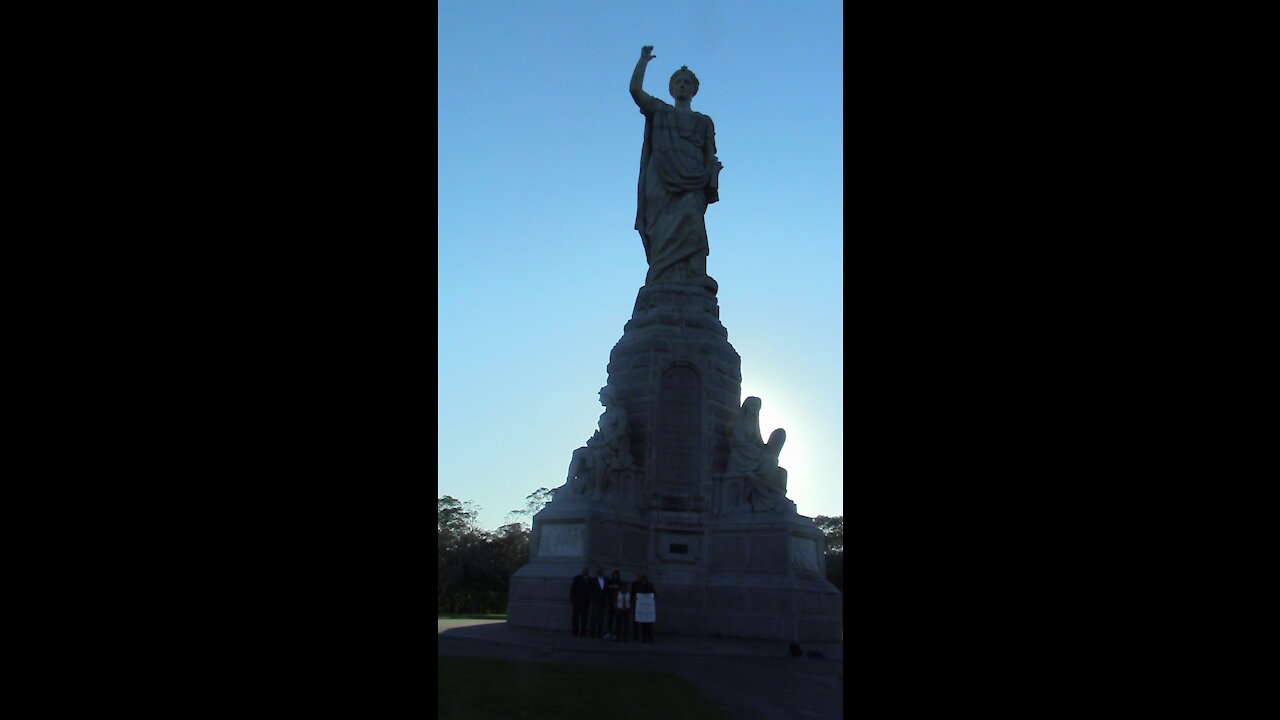 The Mordecai Mission at the Forefathers Monument in Plymouth