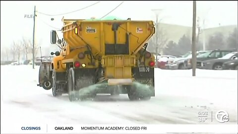 Officials and road workers say stay home