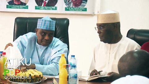 ATIKU MEET'S WITH PDP GOVERNORS | TAMBUWAL, WIKE, DIRUS, BALA