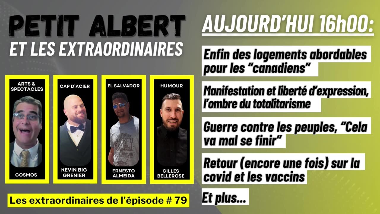 Petit Albert et les extraordinaires Épisode #79 - Mercredi le 3 avrl 2024