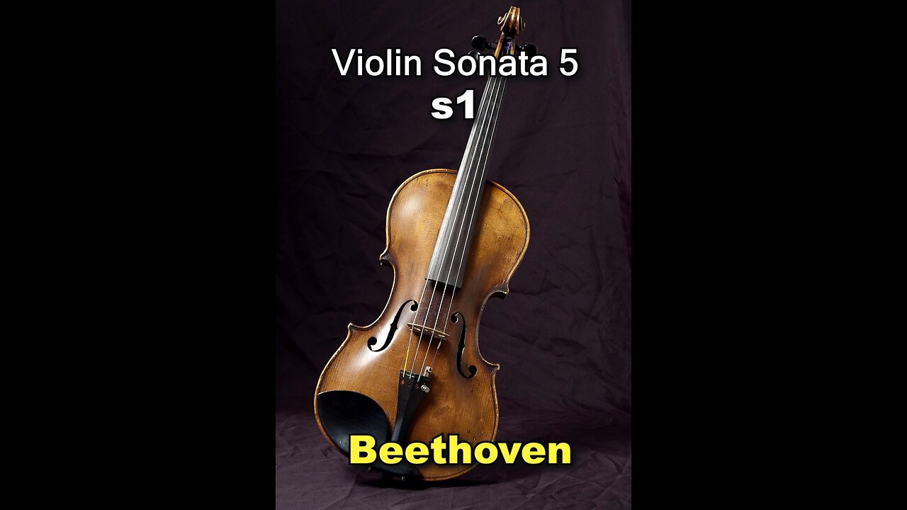 Beethoven Violin Sonata No.5 - 1.Mov