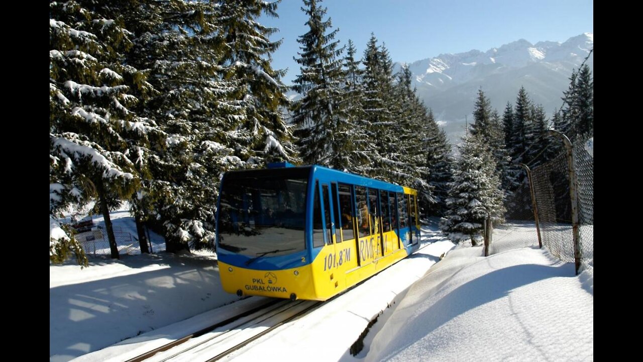 Funicular in Polish Zakopane