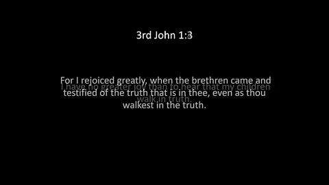 3rd John Chapter 1