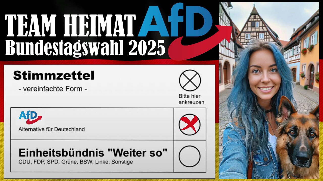 🗳 Wir sind das Team Heimat, wir sind das Volk! Komme ins Team Heimat, komme zur AfD...