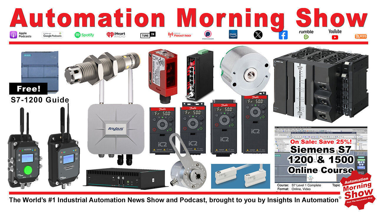 February 8 News about Omron, Banner, Turck, SMC, Sick, Danfoss, Leuze, Kuka, AnyBus, Exida & more