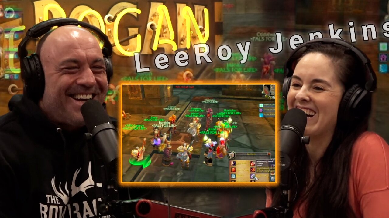 Joe Rogan Reacts To LEEROY JENKINS! #JRE #joeroganexperience #powerfuljre #leeroyjenkins #wow