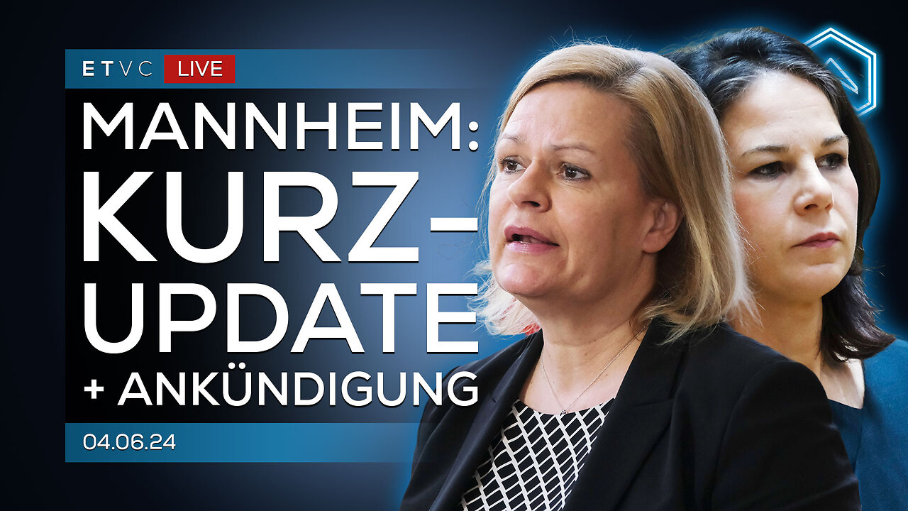 🟥 LIVE | MANNHEIM: Kurz-Update & Ankündigung | 04.06.24