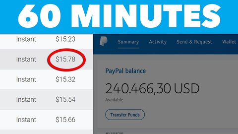 Earn $192.79 Free PayPal Money In One Hour (PAYMENT PROOF!)
