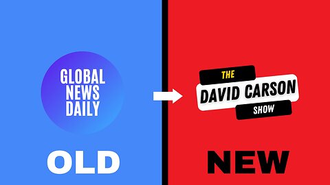 Global News Daily Is Now The David Carson Show (David Carson)