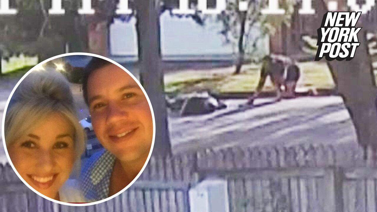 CCTV shows moment Christie Lee Kennedy mows down husband and mistress