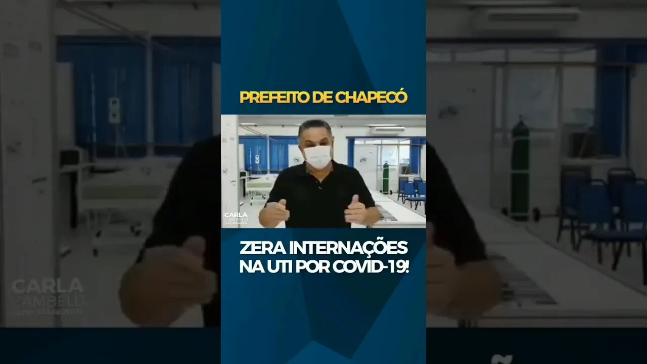 Chapecó esvaziou as UTIS sem comprovação científica, São Paulo mata a população cientificamente!