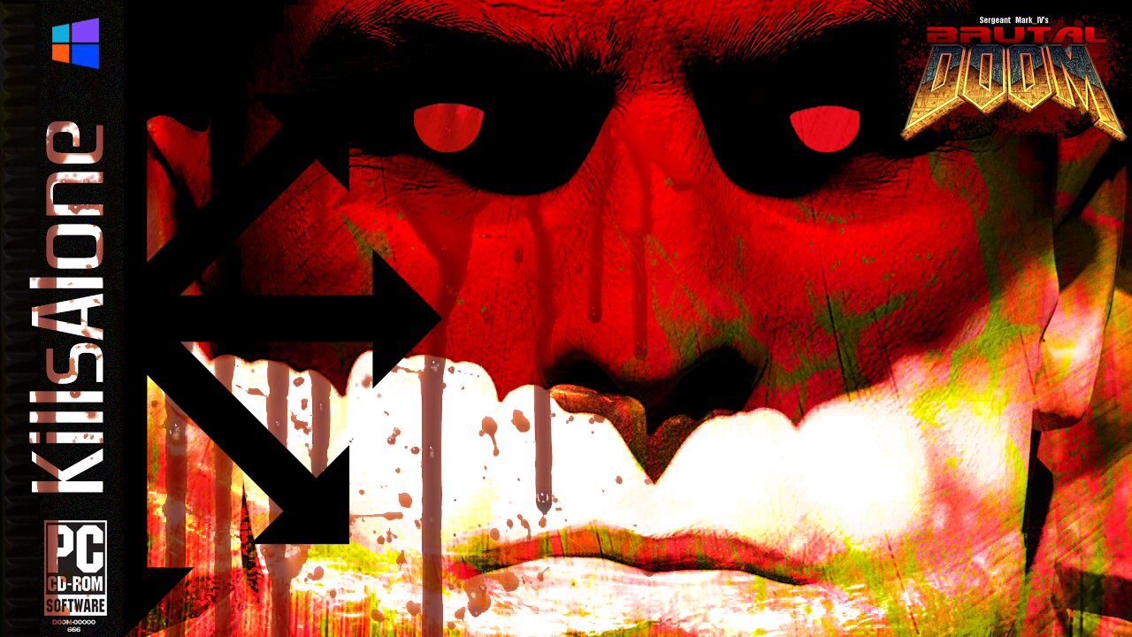 Brutal DOOM v21 ⛧ Maps of Chaos Overkill (E2M3) Refinery