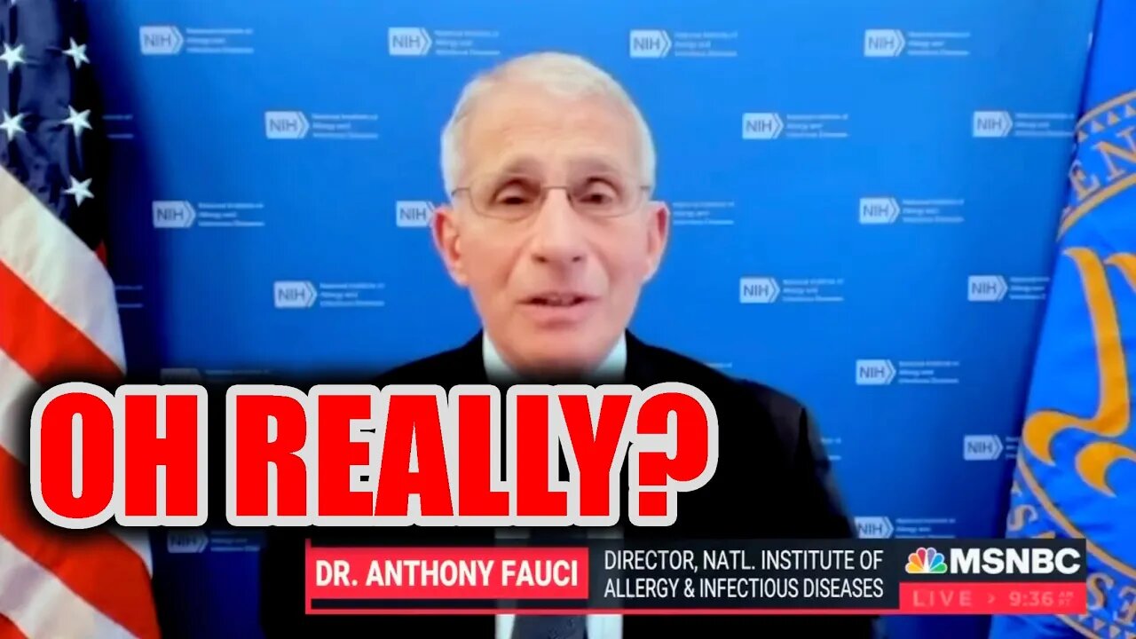 Fauci Admits Lockdowns Were Used To Get People V’ed & Donald Trump’s Big Pharma Bet!