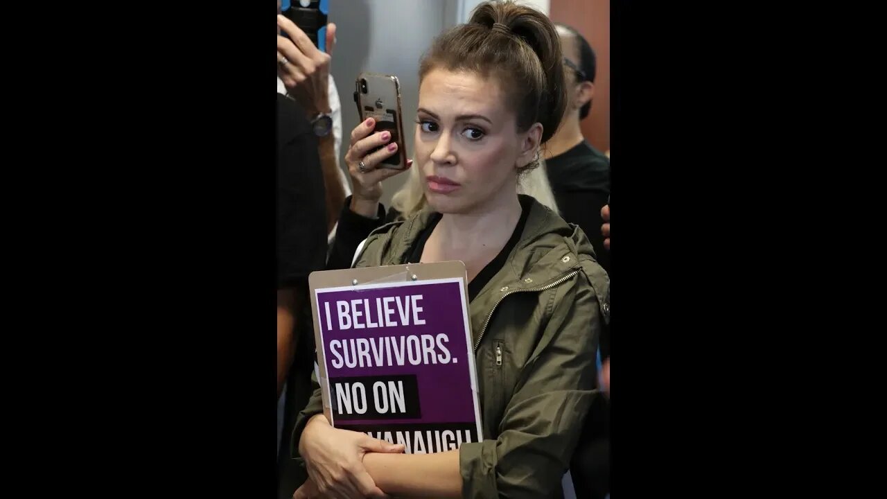 Alyssa Milano Explains Why It'ss Only Rape When Republicans Does It. Backs Biden, Disbelieves Woman