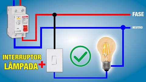 COMO INSTALAR INTERRUPTOR E LÂMPADA CORRETAMENTE COMO MANDA A NORMA