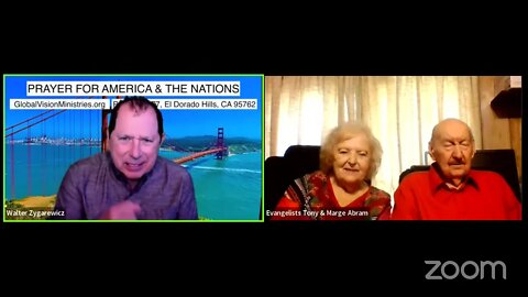 PRAYER FOR AMERICA & THE NATIONS Live Walter Zygarewicz with Tony & Marge Abram