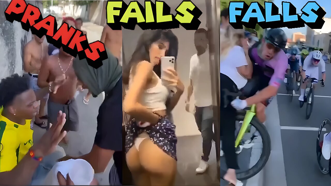 FUNNY FALLS, FAILS AND PRANKS COMPILATION 30