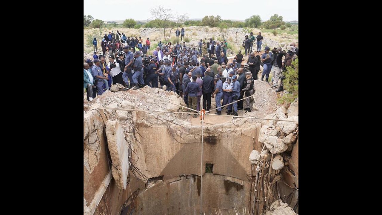 South African government's Bold Move Against Trapped Underground Illegal Miners