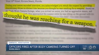 'Go dead:' 2 Riviera Beach police officers fired for body camera violations after suspect ends up beaten