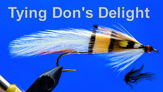 Tying Carrie Stevens Don's Delight - Dressed Irons