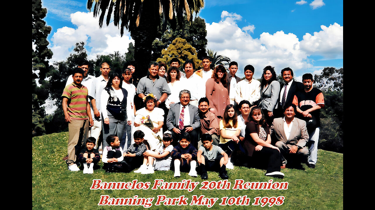 Banuelos Family 20th Reunion at Banning Park May 10th 1998