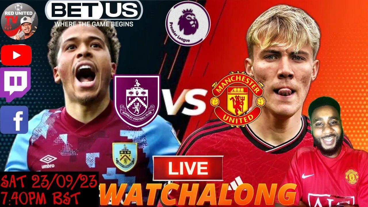 BURNLEY Vs MANCHESTER UNITED Live Stream Watchalong Premier League 23/24 | Ivorian Spice