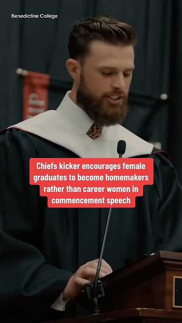 I love this speech bc it gives women the option of following a career or following their biology.