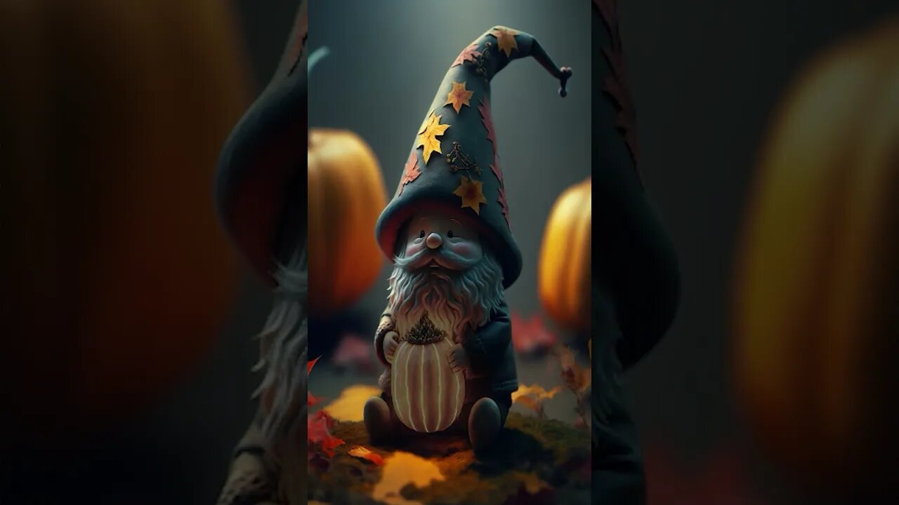 #autumn #fall #animation #digitalart #gnome #pumpkin #halloween #ringtone