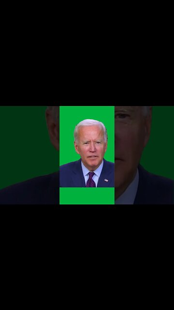 Green Screen Biden are you a junkie