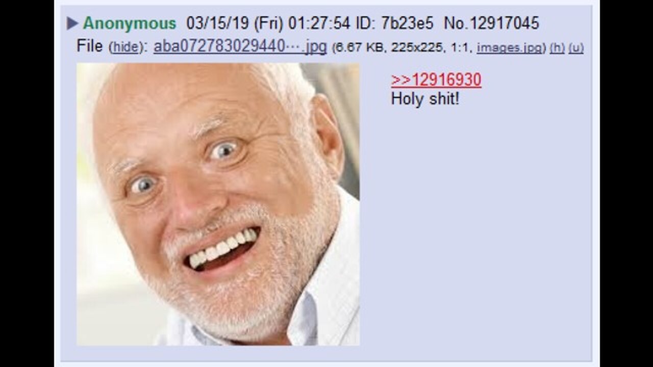 4chan / 8chan anons react to OP following through (Christchurch shooting)