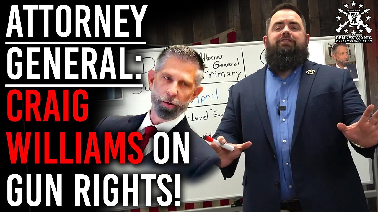 Gun Rights BREAKDOWN: 'Republican' Attorney General Candidate: Craig Williams